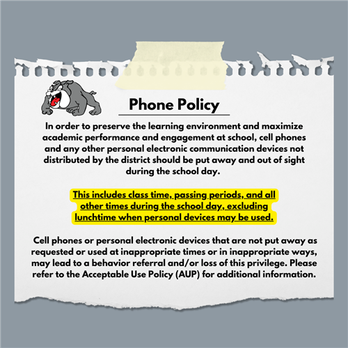Phone Policy